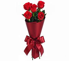 Букет 5 Красных роз Эдлесс Лав в Левой Россоши