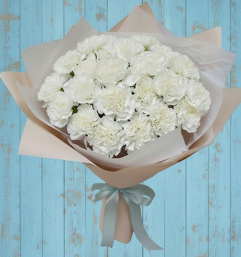 Букет цветов из: Гвоздики в Левой Россоши