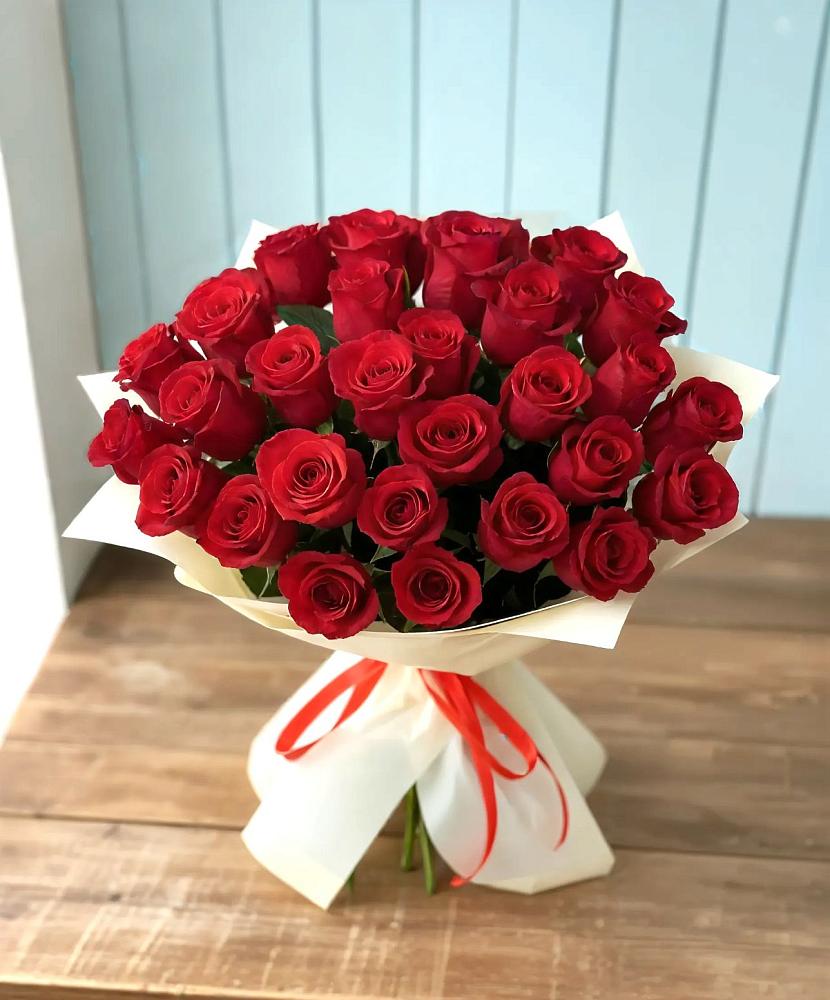 Букет 29 Красных роз в Левой Россоши