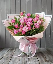 Букет Розовый кустик в Левой Россоши