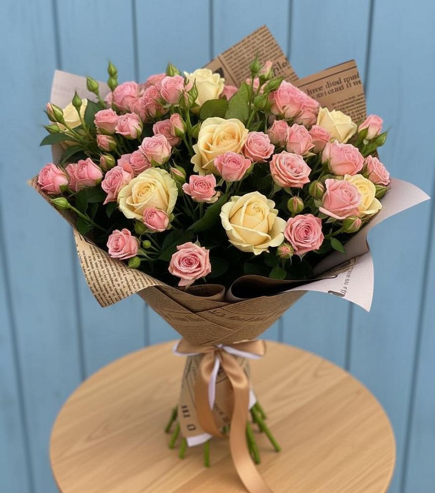 Букет цветов из: Розы в Левой Россоши