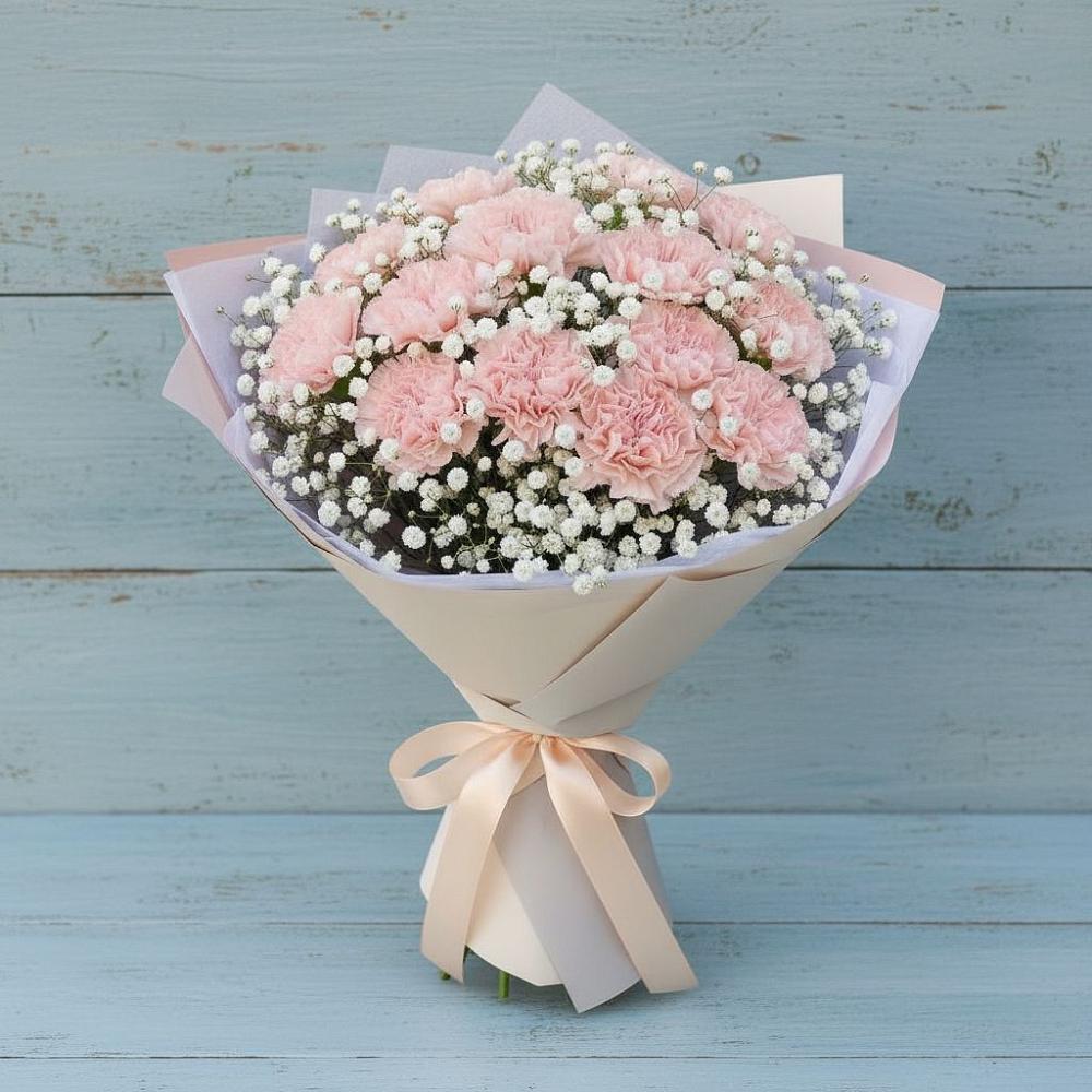 Букет цветов из: Гвоздики в Левой Россоши