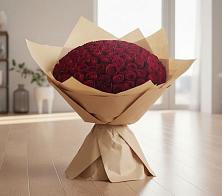 Букет 101 Красная роза в Левой Россоши
