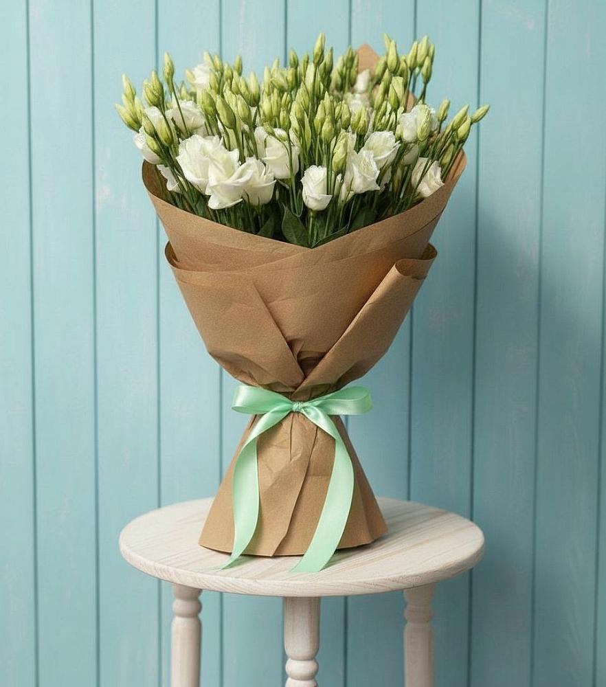 Букет цветов из: Лизиантусы в Левой Россоши