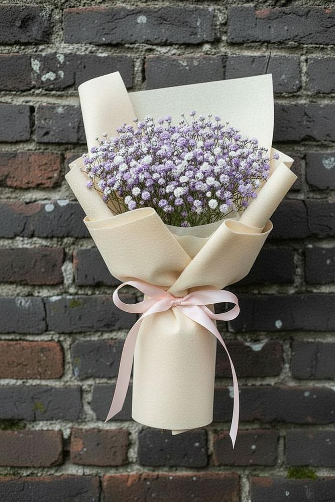 Букет цветов из: Гипсофила в Левой Россоши