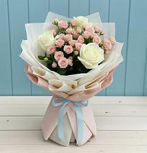 Букет цветов из:  Розы в Левой Россоши