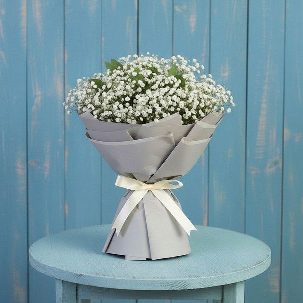 Букет цветов из: Гипсофила в Левой Россоши