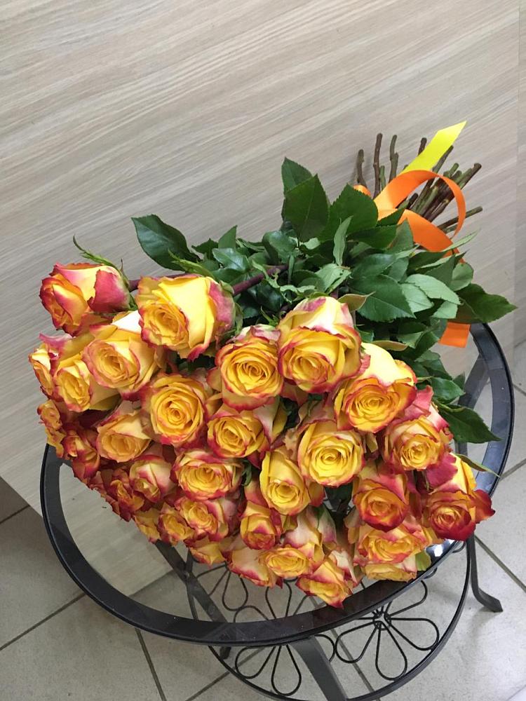 Букет Желтые розы в Левой Россоши