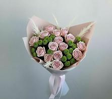 Букет цветов из:  Розы и Хризантемы в Левой Россоши