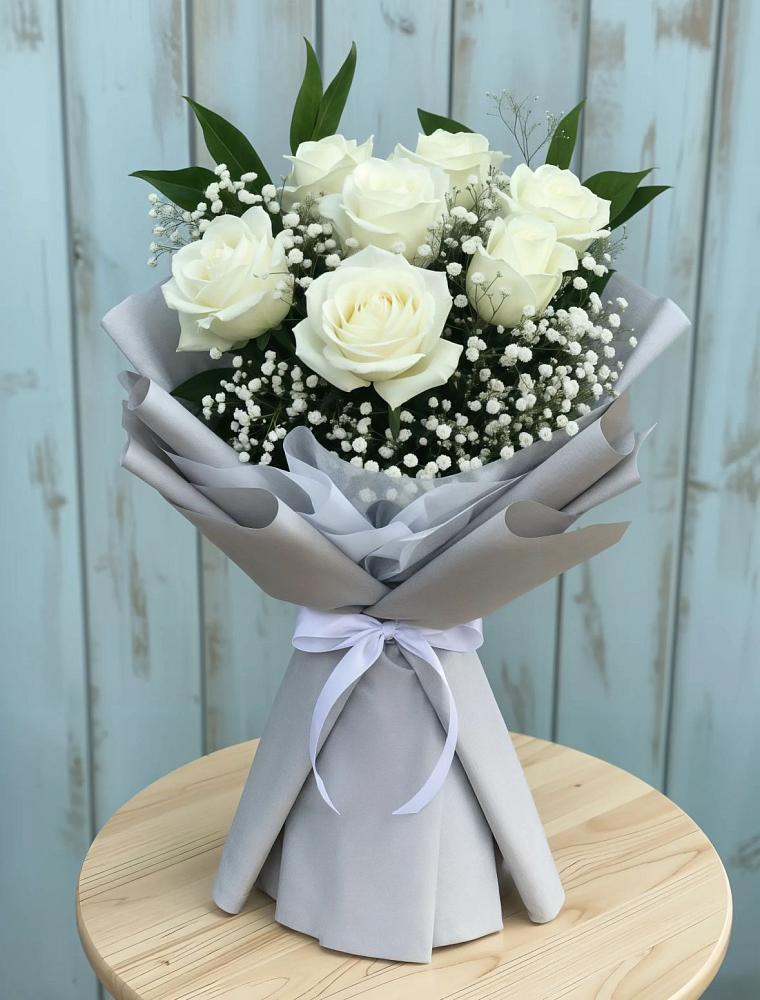 Букет цветов из: Розы в Левой Россоши