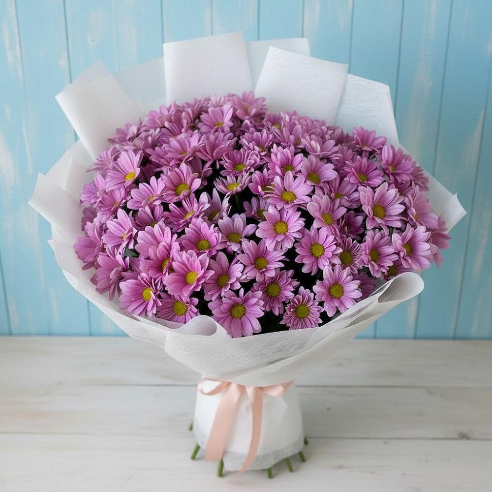 Букет цветов из: Хризантемы в Левой Россоши