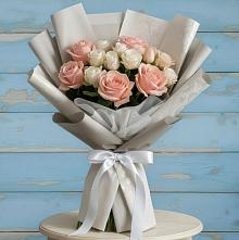 Букет цветов из:  Розы #REPLACE_PRED# Левой Россоши
