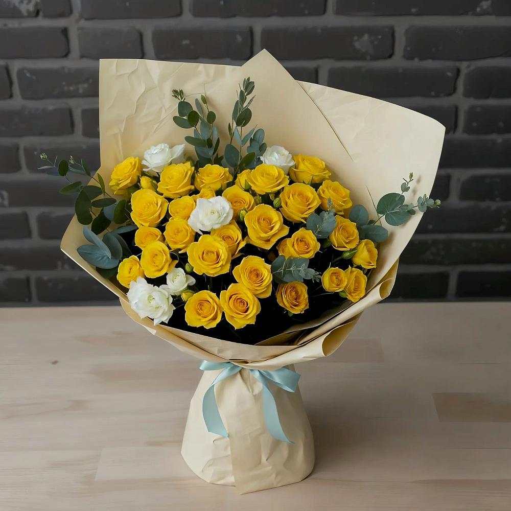 Букет цветов из: Розы в Левой Россоши