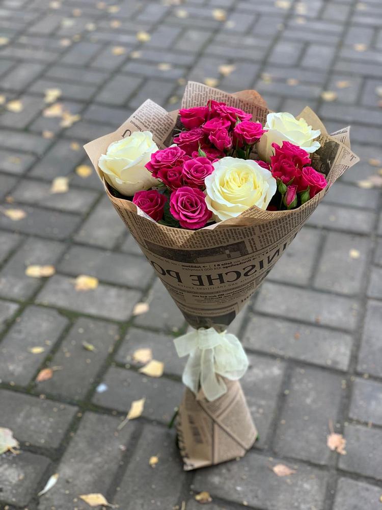 Букет цветов из: Розы в Левой Россоши