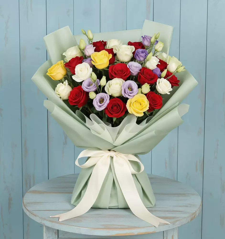 Букет цветов из: Розы в Левой Россоши