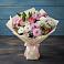 Букет цветов из: Хризантемы, Альстромерии и Розы в Левой Россоши